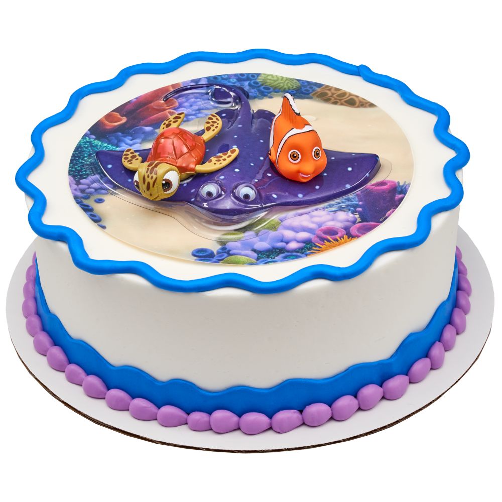 Image Cake Finding Nemo Nemo and Squirt
