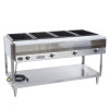 120-volt 1920-watt four-well Servewell® stainless steel hot-food table