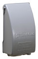 Extra-Duty Expandable Weatherproof In-Use Cover Die-Cast Metal 1-Gang Vertical Max 4-1/2 in. D 8-in-1 Configurations Gray