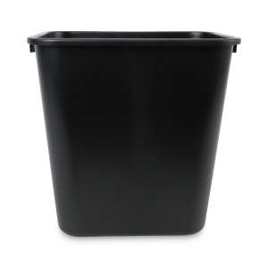 Boardwalk, Soft-Sided, 7 gal, Resin, Black, Rectangle, Receptacle