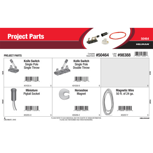 Project Parts Assortment