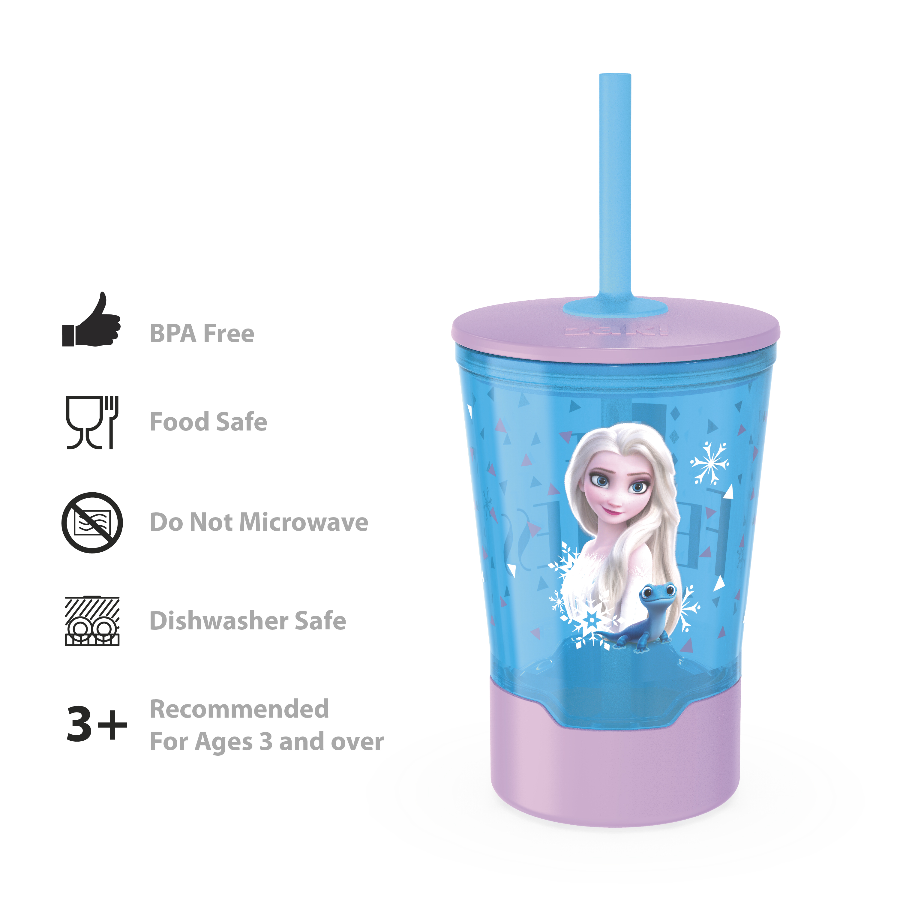 Disney Frozen 2 Movie 16 ounce Mighty Mug Tumbler with Straw, Princess Elsa slideshow image 7 Disney Frozen 2 Movie 16 ounce Mighty Mug Tumbler with Straw, Princess Elsa slideshow image 7