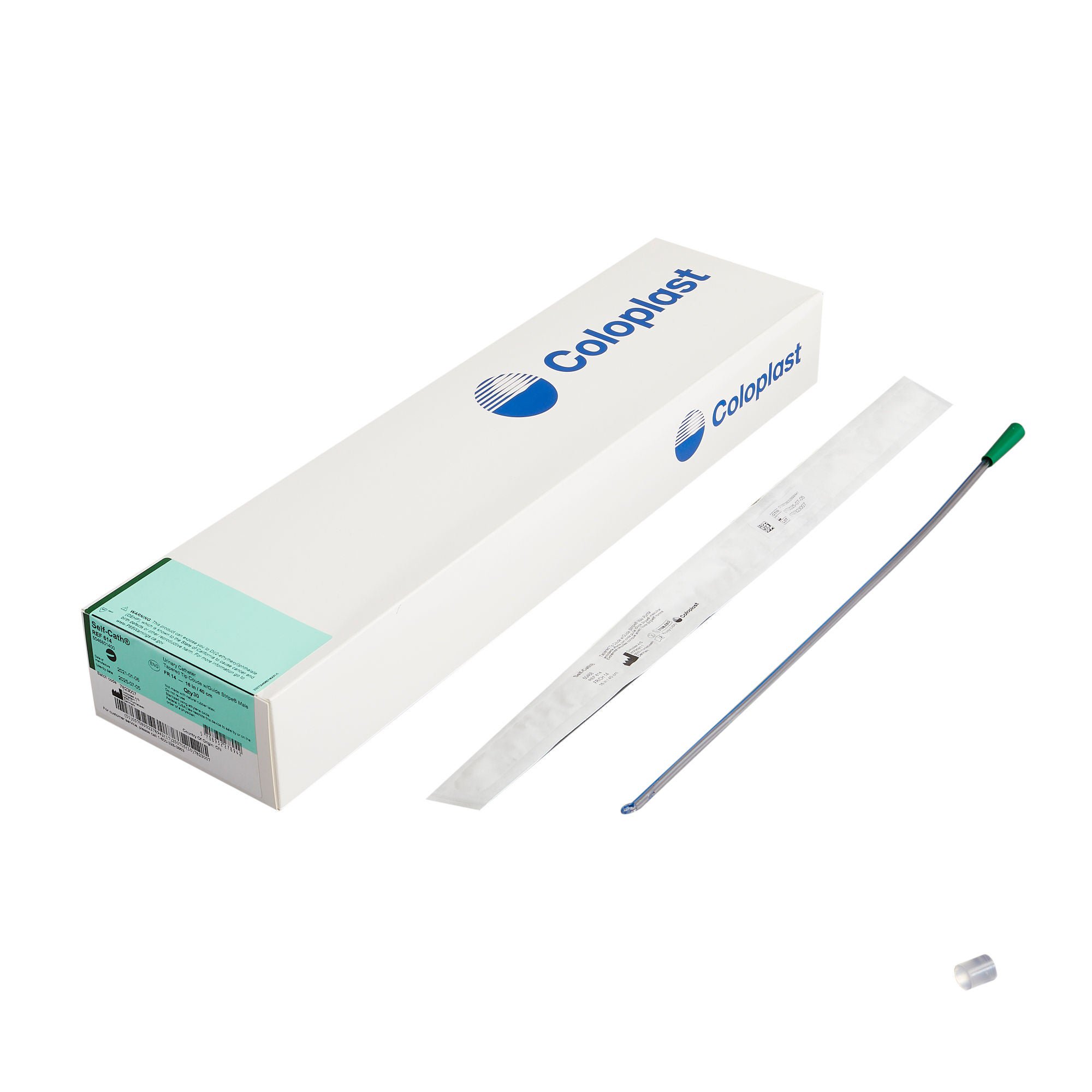 Self-Cath® Urethral Catheter, 14 Fr., Unisex, Coudé