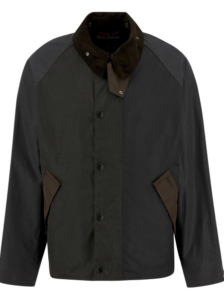 Patchwork Transport Waxed Jacket