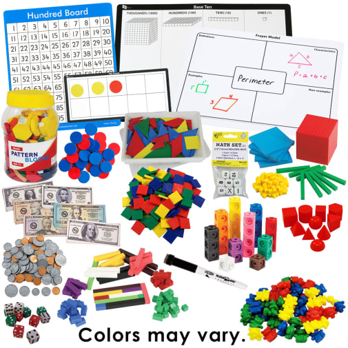 Discover! Math Manipulative Kit Primary Grades