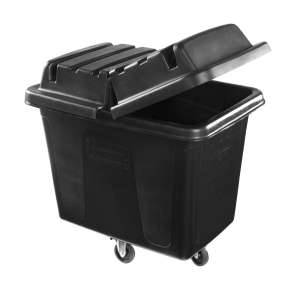 Rubbermaid Commercial, Executive Series, Cube Truck, 16 cu ft, Black
