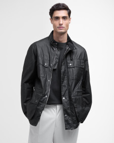 Croftley Waxed Jacket Classic Black