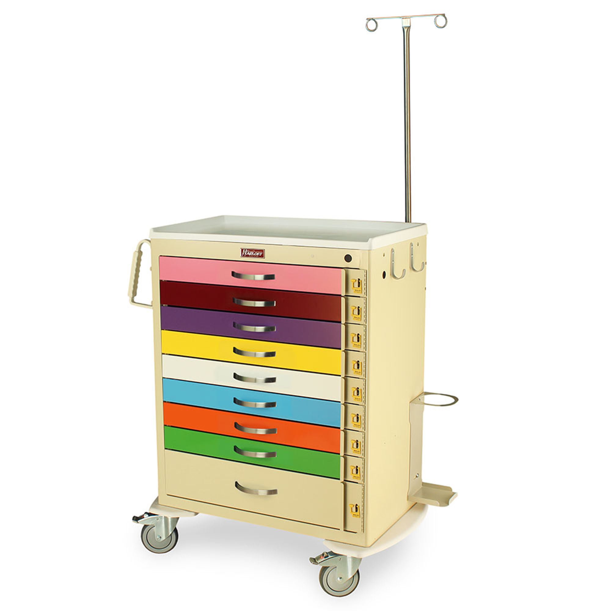 Harloff CART, EMERGENCY PED 9DRWR