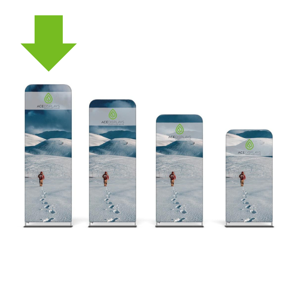 Banner Stand Height 114"h