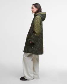 Steppjacke Elspeth Olive/Dark Moss/Ancient Tartan