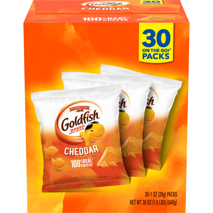 Cheddar Crackers, 30 count box