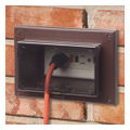 InBox™ Weatherproof Box UV Rated Plastic 1 Gang Vertical Brown 4.93 H x 7.19 in. W