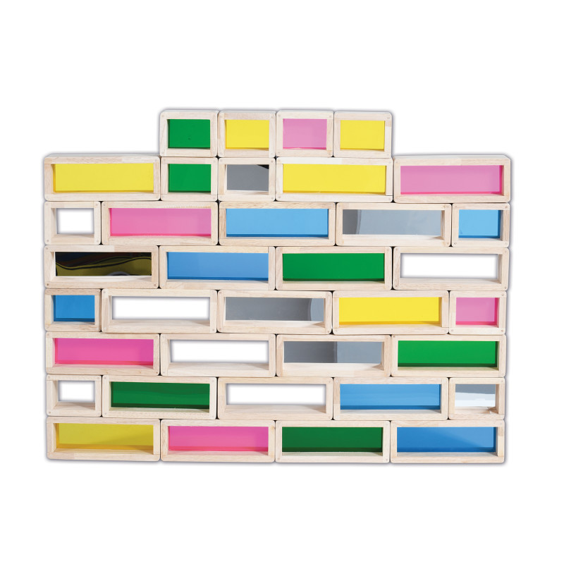 Rainbow Bricks, Set of 36