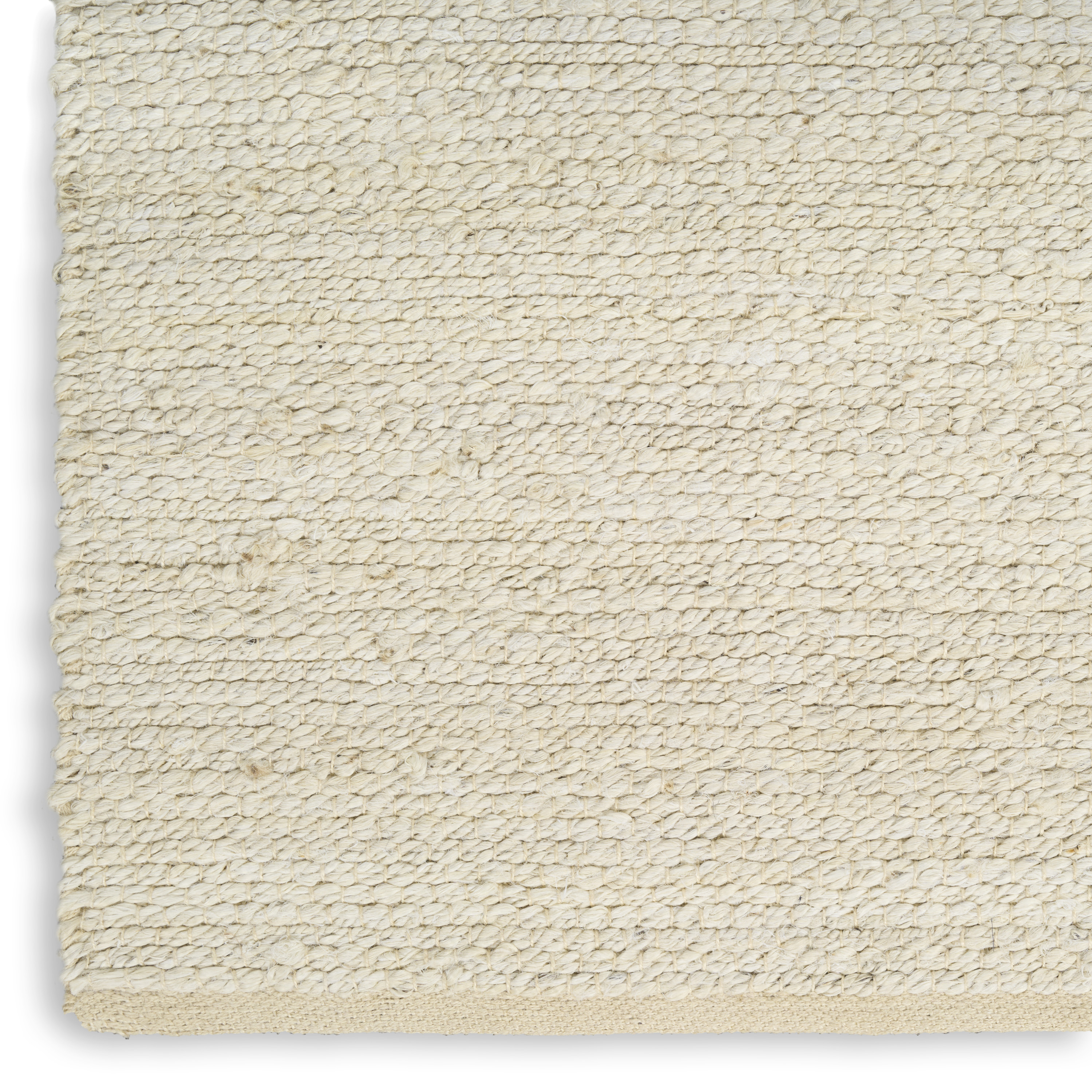 Nourison Natural Jute 2' x 3' Ivory Farmhouse Indoor Rug