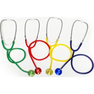 Stethoscopes, Assorted Colors, Pack of 4