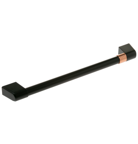 FLAT BLACK DOOR HANDLE W/ Café™ BAND