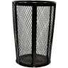 Witt Industries, Classic Collection, 48 gal, Steel, Black, Round, Receptacle