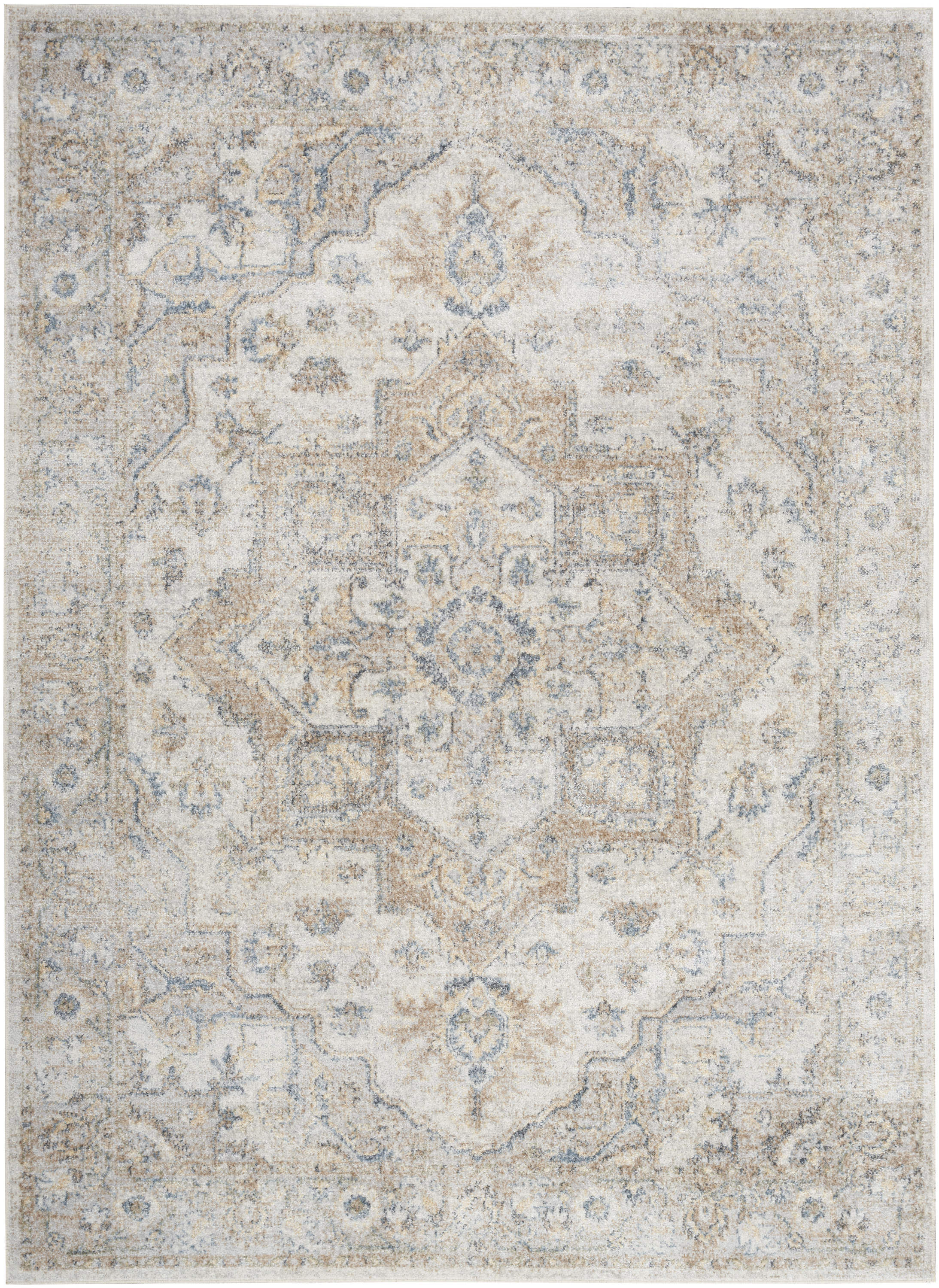 79.00" x 108.00" x .25" Astra Machine Washable Turkey N1878