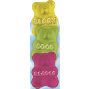 Beary Good Reader Gummy Bear Scented Bookmarks, Pack of 24