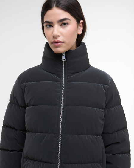 Pufferjacke Hudson Faux-Velvet