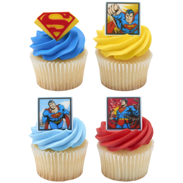 Superman™ Cupcake Rings