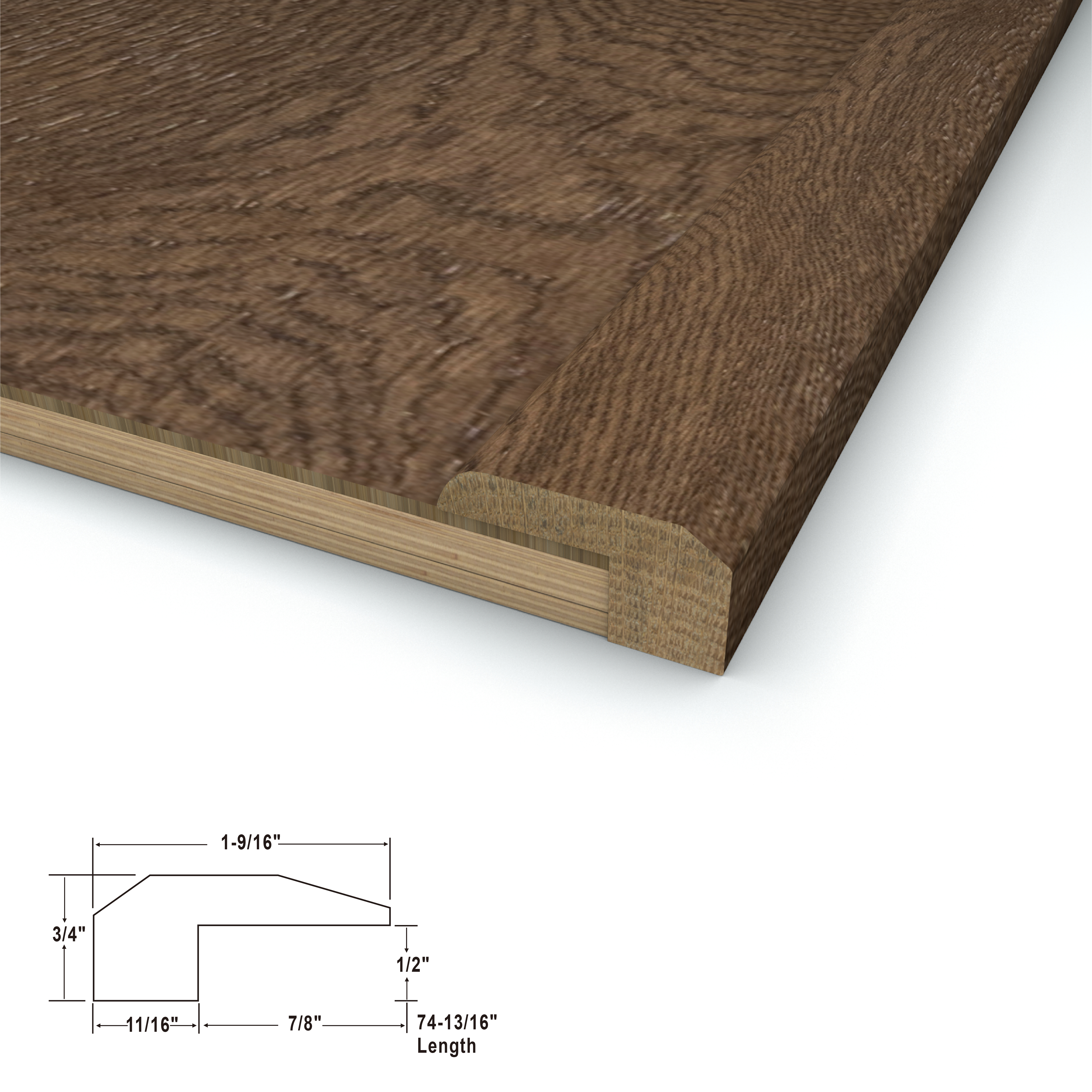 Cellar Door Cali Hardwoods Threshold view 3