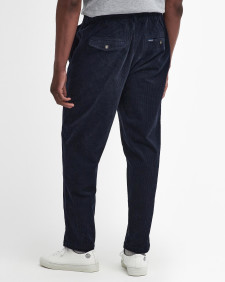Stretch Cord Relaxed Trousers Dark Navy