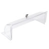 Full-size acrylic rolltop cover for cubic display cutting board or display platter