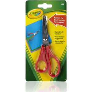 Pointed Tip Kids Scissors with Metal Blades