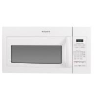 Hotpoint® 1.6 Cu. Ft. Over-the-Range Microwave Oven â Model #: RVM5160DHWW