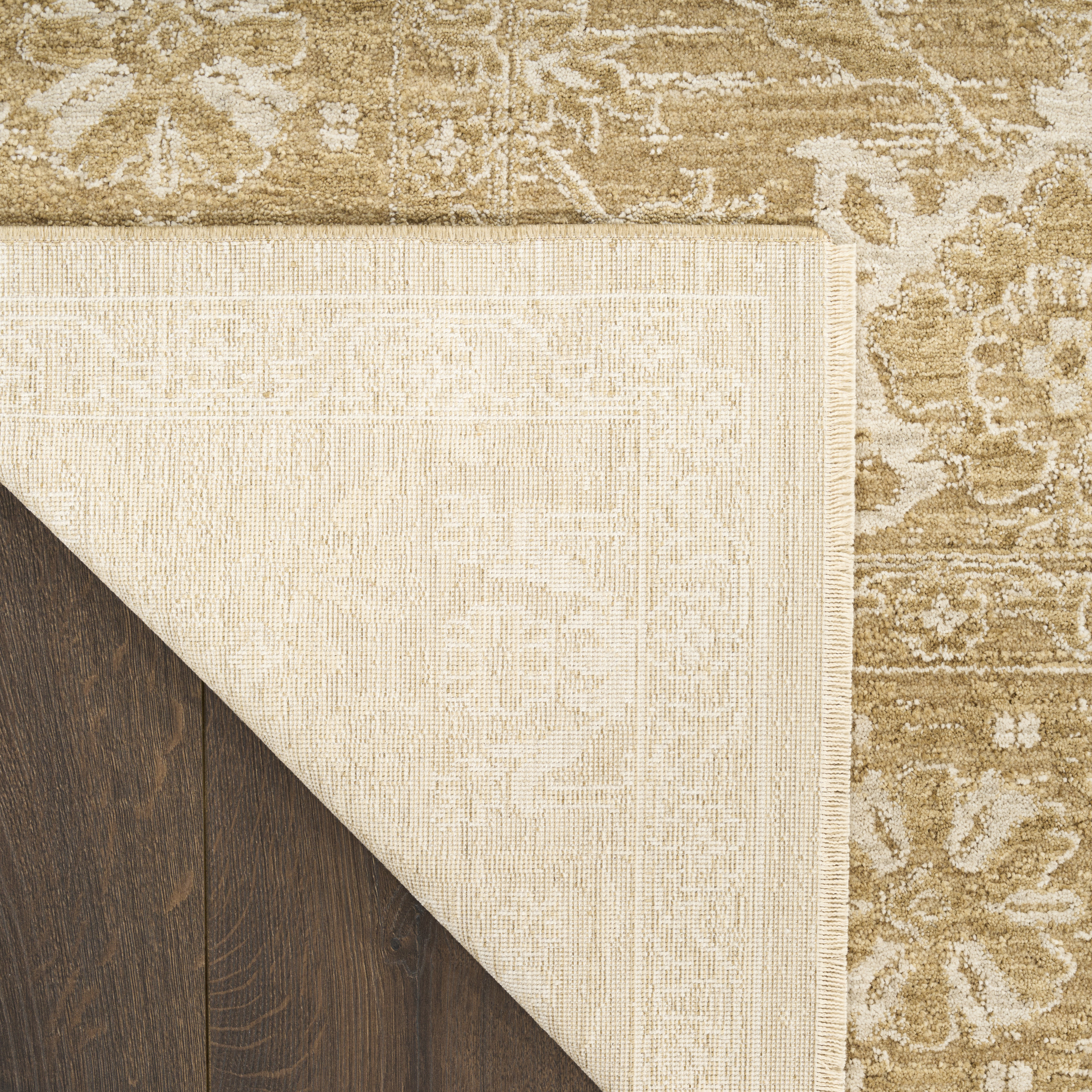 Nourison Moonlit 5'3" x 7'6" Taupe Vintage Indoor Rug