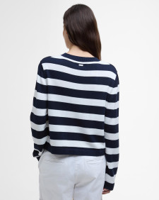 Maglione girocollo Bronya con motivo a righe 