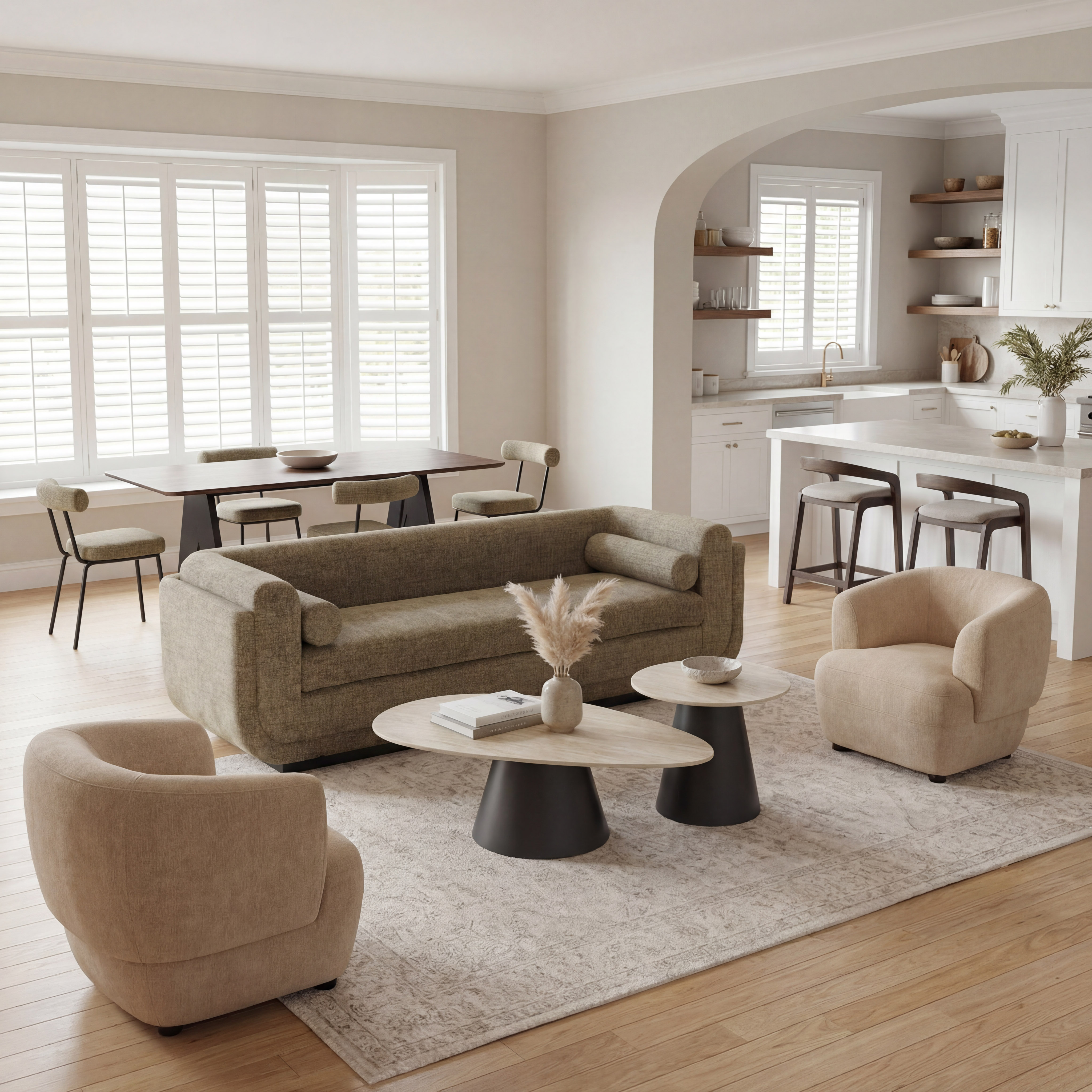 Lisse Rectangular Dining Table Espresso product image