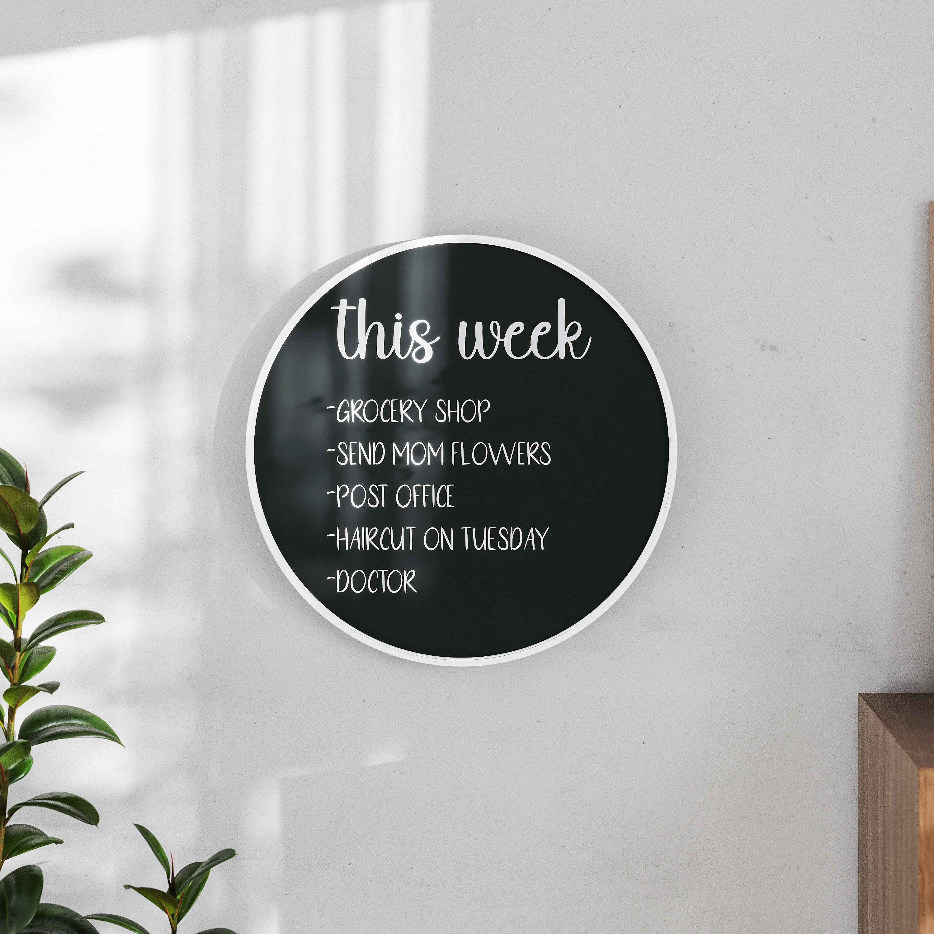 Canterbury 18" Round Wall Mounted Magnetic Chalkboard for Home or Business wi... - Picture 14 of 25