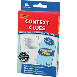 Context Clues Practice Cards, Levels 3.5-5.0