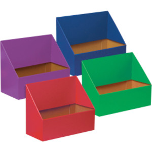 Folder Holder Assortment, 4 Assorted Colors, 9-3/4"H x 12"W x 5-3/4"D, 4 Folders