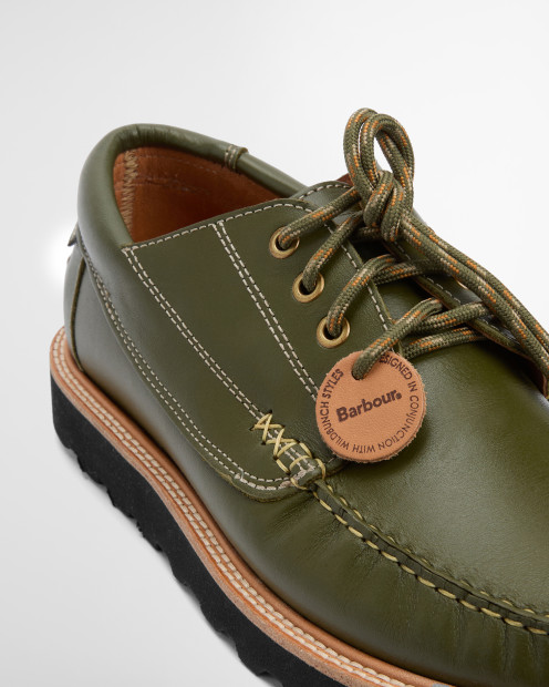 Barbour x Wildbunch Styles Southfield Moccasins Green