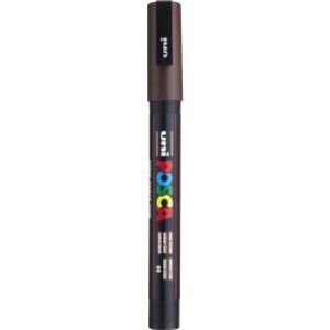 PC-3M Paint Marker, Fine Bullet Tip (0.9-1.3 mm), Dark Brown
