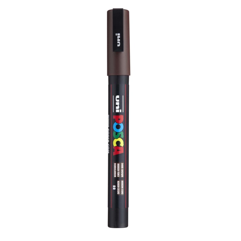 PC-3M Paint Marker, Fine Bullet Tip (0.9-1.3 mm), Dark Brown