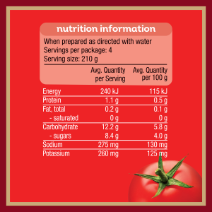  Heinz® Big Red® Salt Reduced Condensed Tomato Soup 420g 