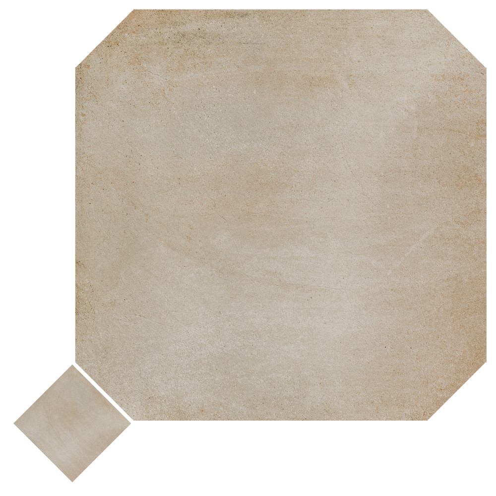 Laverton Octagon Arena with Taco Arena 7-7/8 in. x 7-7/8 in. Porcelain Floor and Wall Tile