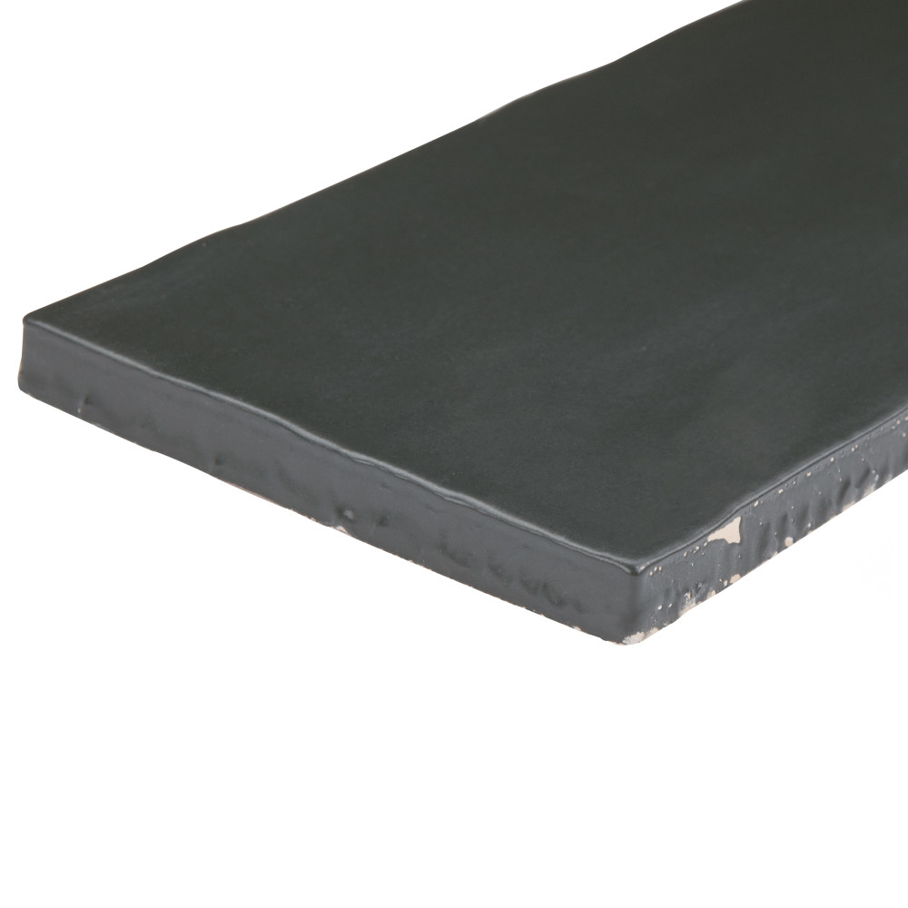 Chester Matte Nero 3 in. x 12 in. Ceramic Wall Tile