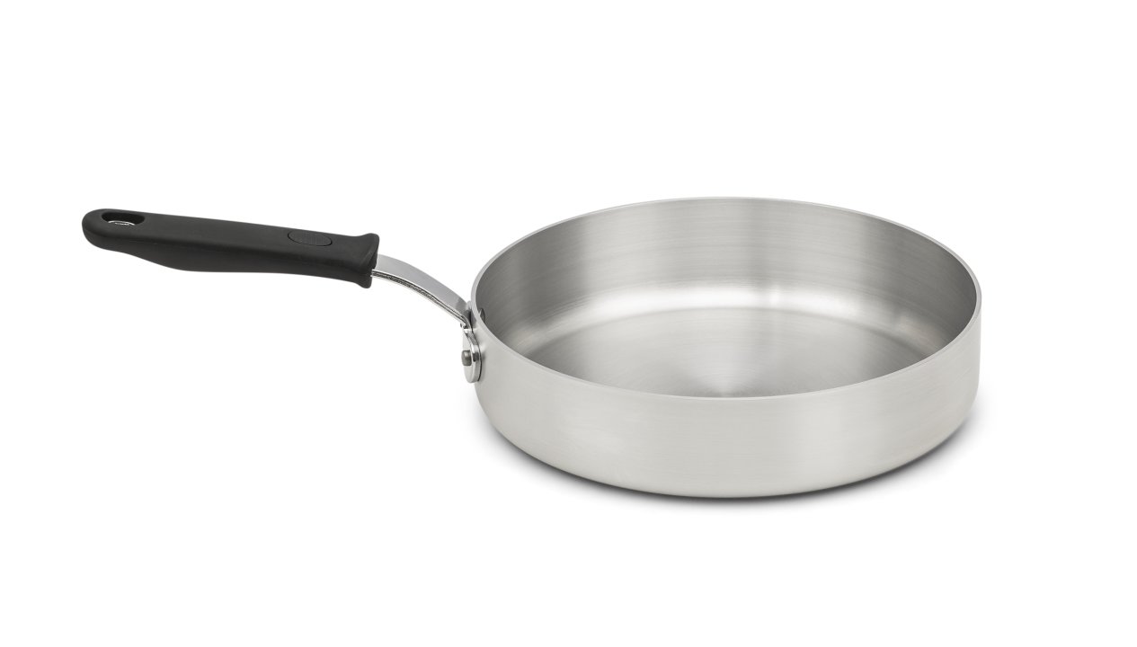 3-quart Wear-Ever® aluminum sauté pan in natural finish and silicone handle