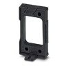 Snap-On Frame Polyamide Black Screw-Mount 108 L x 39 H x 64 mm W