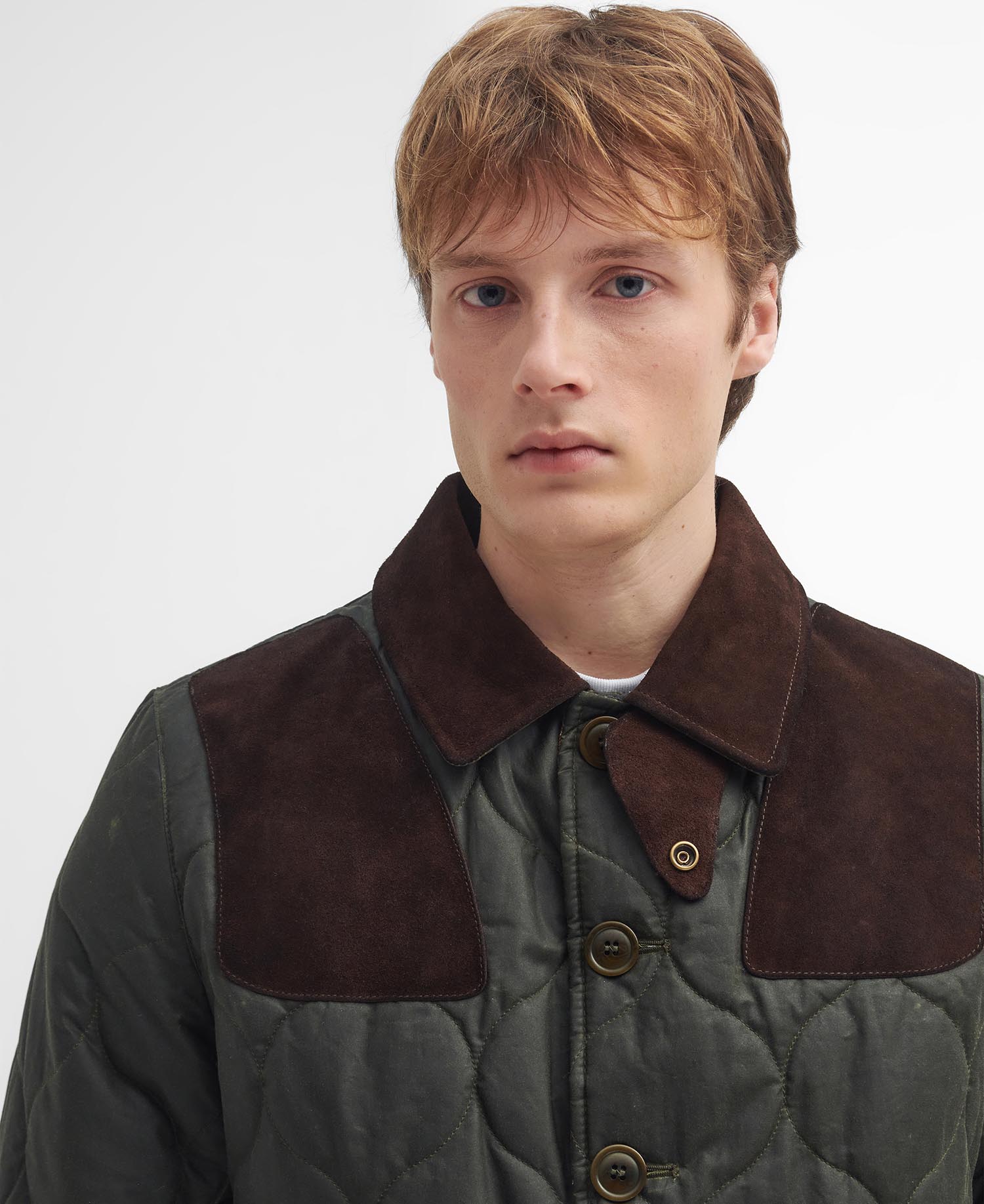 Barbour x TO KI TO Sporting Quilted Waxed Jacket image number 3