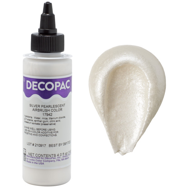 Pearlescent Silver Shimmer Premium Airbrush Color