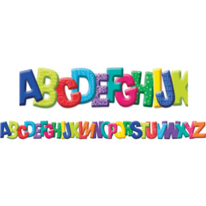 Color My World ABC Extra Wide Die Cut Deco Trim&reg;, 37 Feet