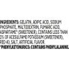 JELL-O Zero Sugar Strawberry Flavor Gelatin, 0.3 oz Box