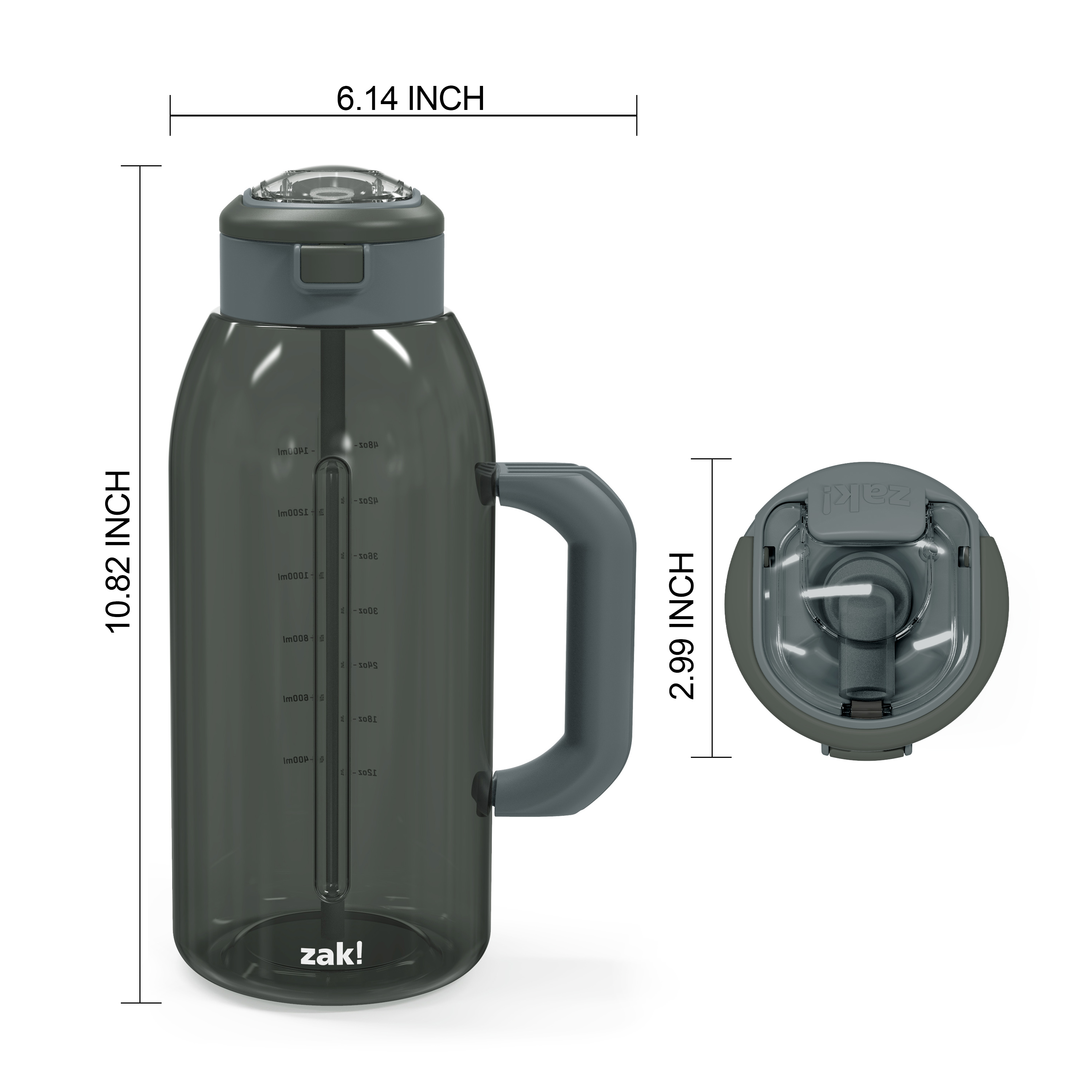 Genesis 64 ounce Water Bottles, Charcoal slideshow image 7 Genesis 64 ounce Water Bottles, Charcoal slideshow image 7