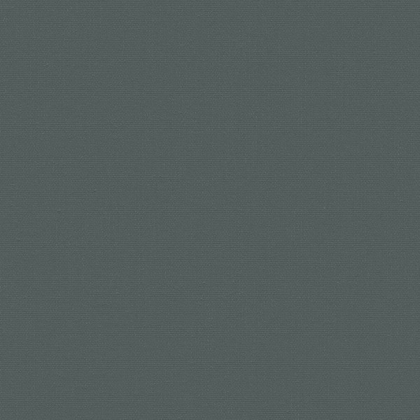 Muted teal-gray fabric square lies flat, showing a subtle crosshatched woven texture uniformly covering the surface.